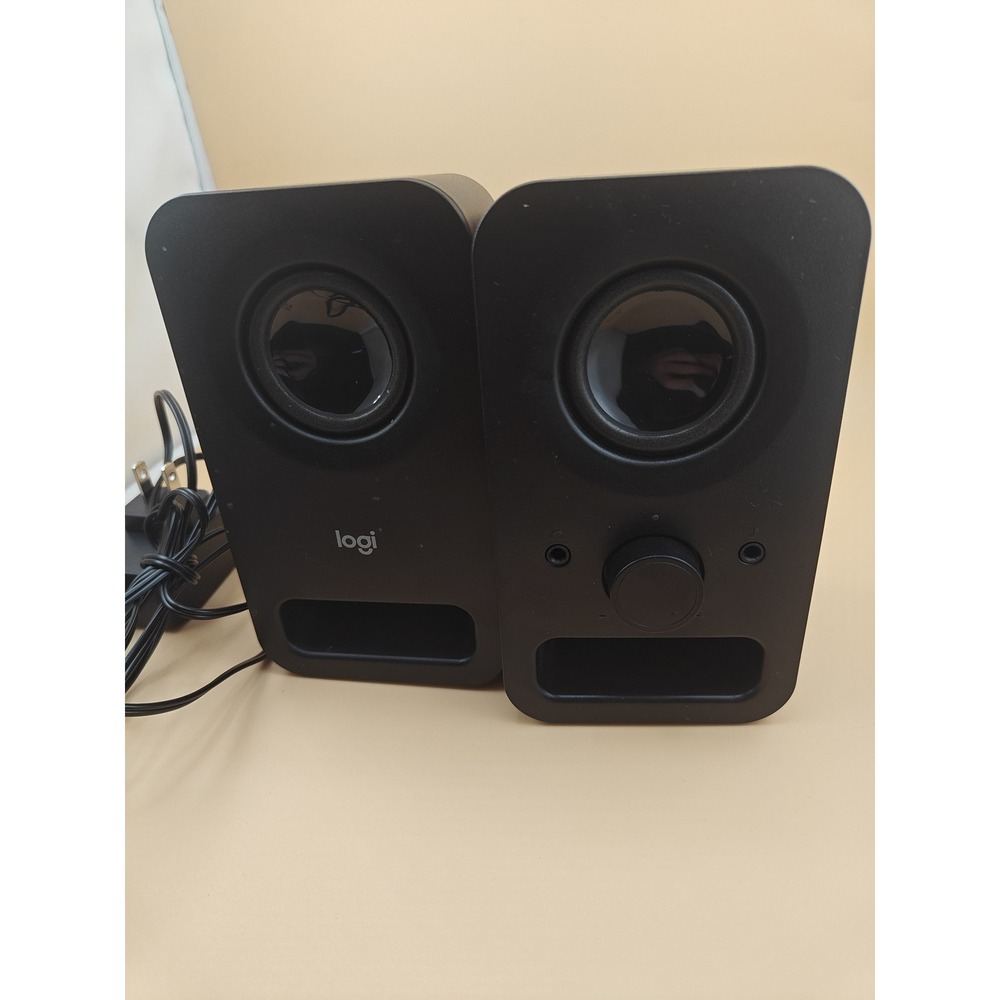 Logitech Z150 Multimedia Speakers Clear Stereo Sound 6W Black PC Audio Wired